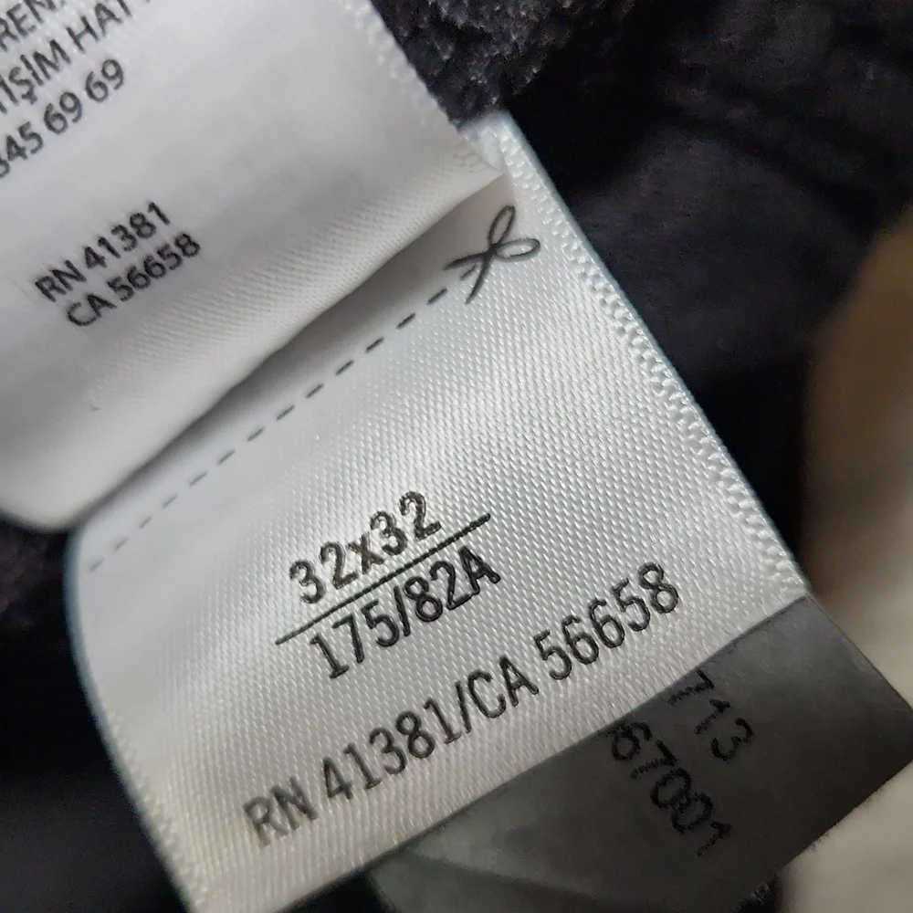 Polo Varick Black Slim Straight-Leg Pants